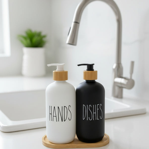 EcoFriendly Hands & Dishes Dispenser Set