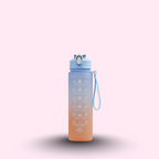 Premium Motivational Water Bottle with Time Markers