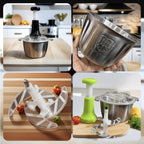 FALARI Multi‑Function Hand‑Push Chopper – 2L