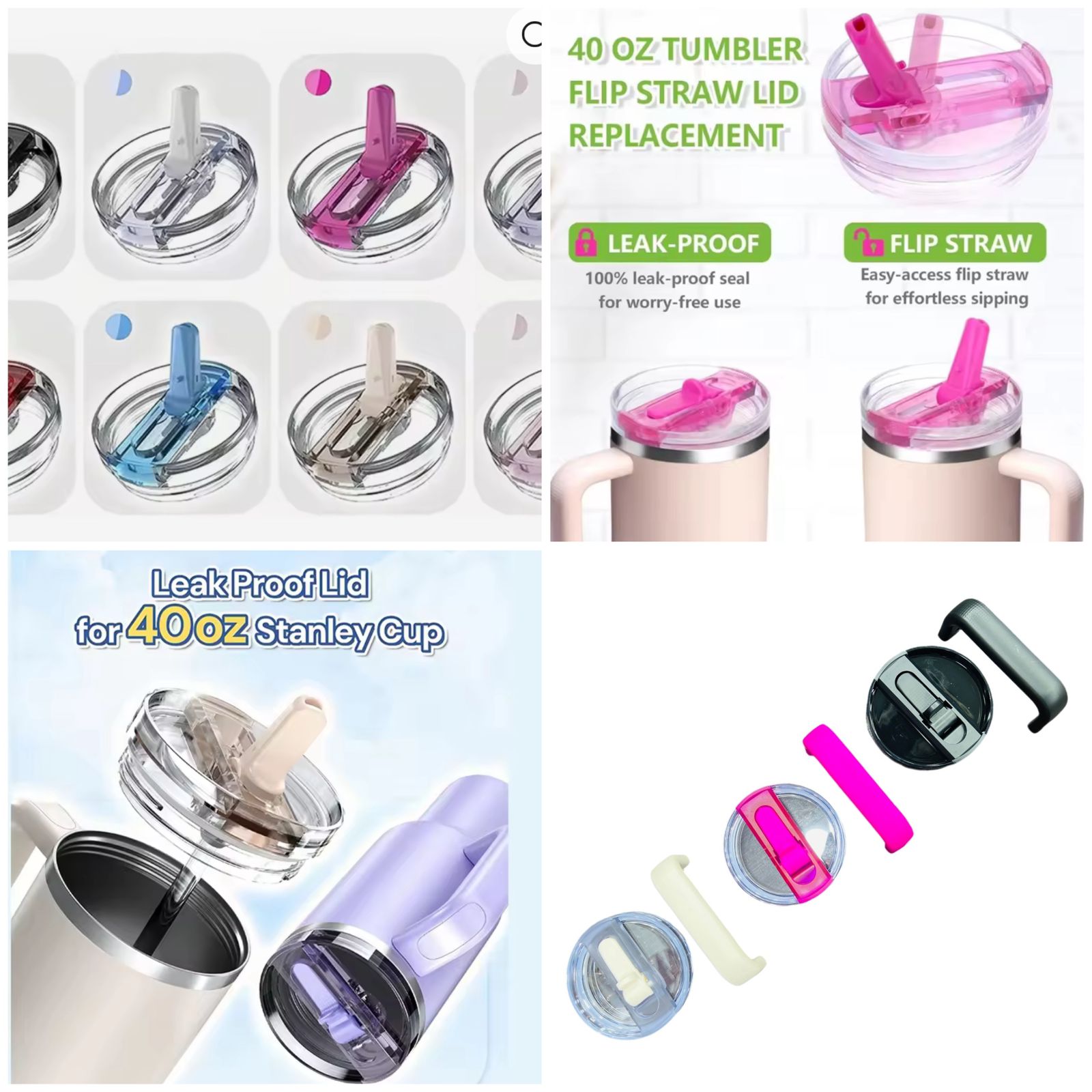 Flip Straw Tumblers Lid
