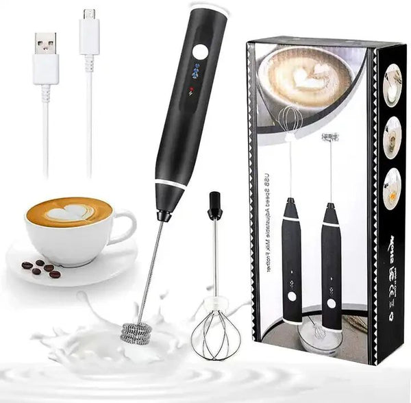 FrothMaster Rechargeable Milk Frother Set