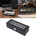 Multi Slots Wooden Watch Box