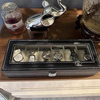 Multi Slots Wooden Watch Box