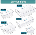 4 Pieces Storage Bins for Makeup