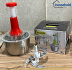 FALARI Multi‑Function Hand‑Push Chopper – 2L