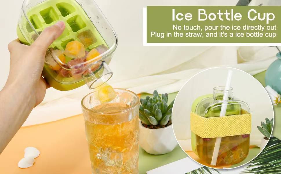 CoolSummer Ice Cube Tray Bottle – 500ml