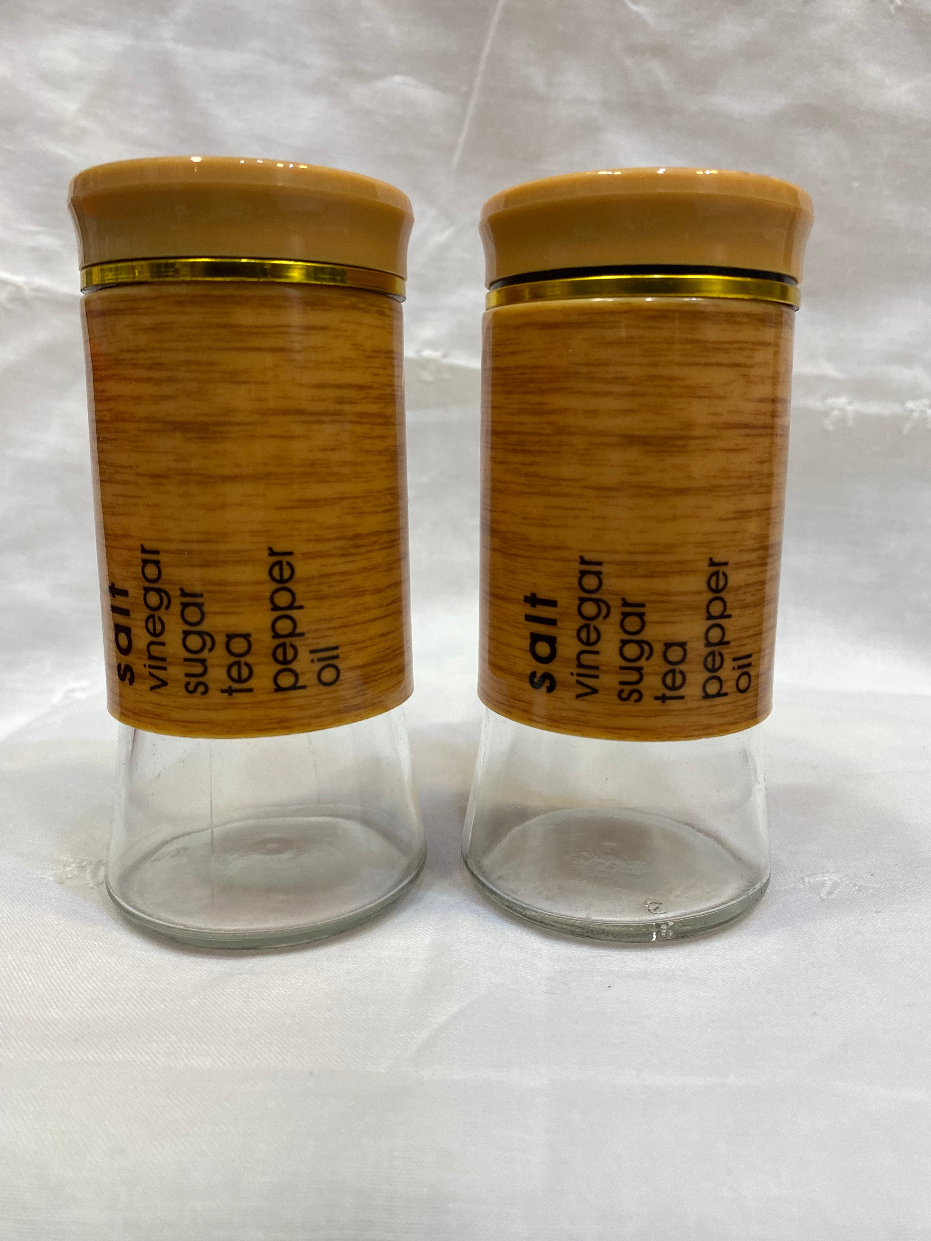 GoldenWood Multi‑Use Glass Containers