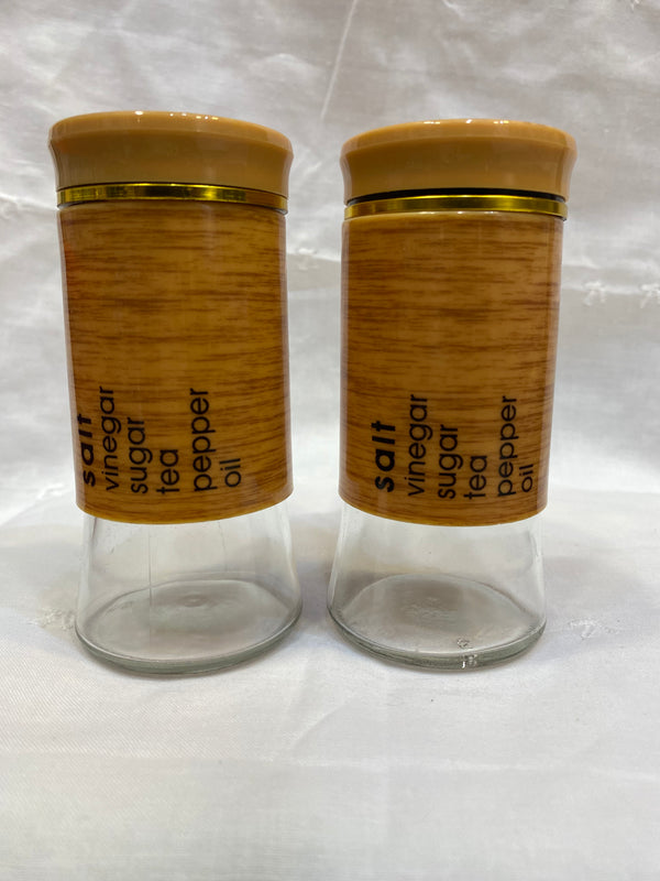 GoldenWood Multi‑Use Glass Containers