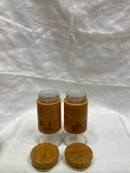 GoldenWood Multi‑Use Glass Containers