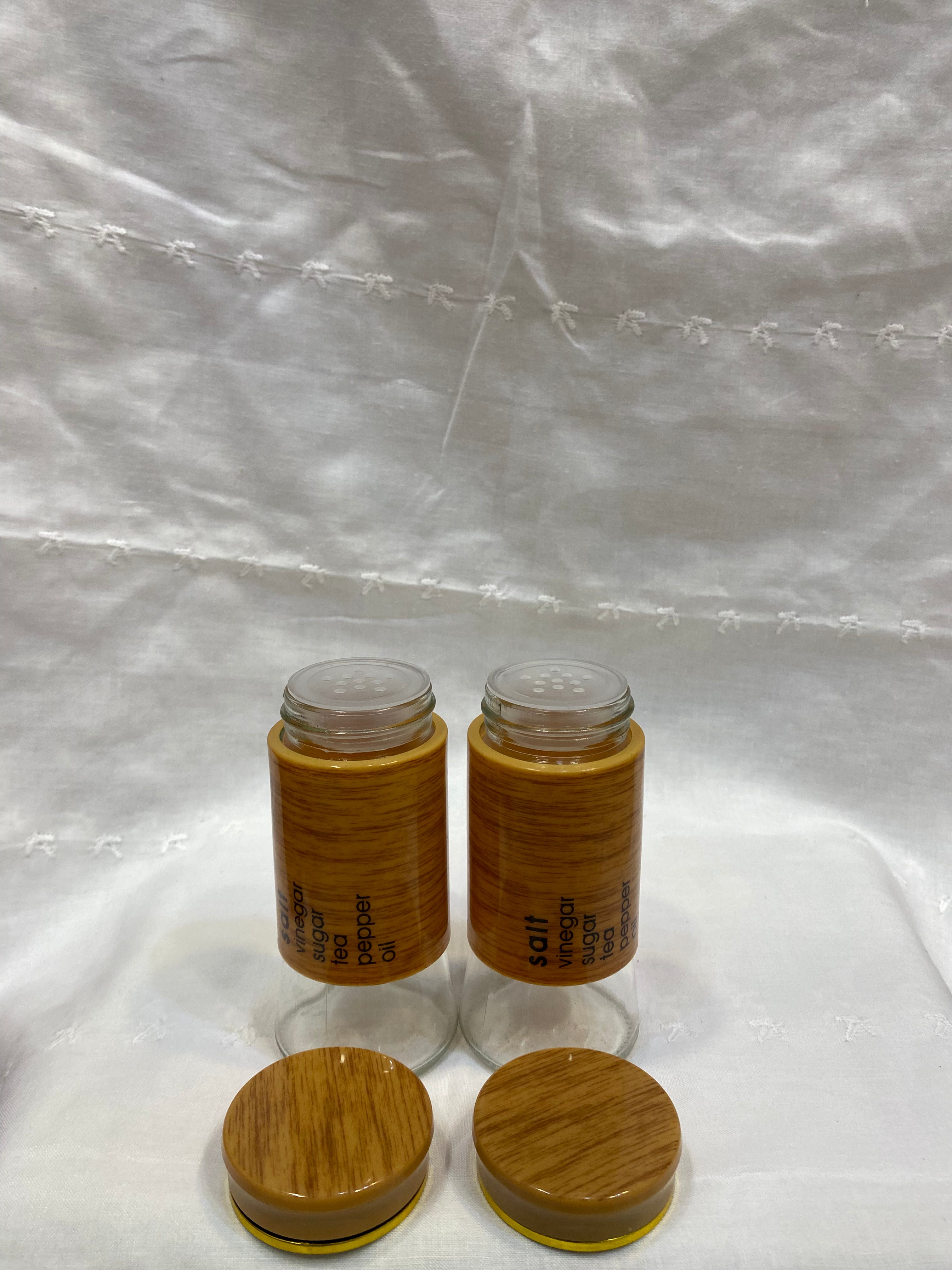 GoldenWood Multi‑Use Glass Containers