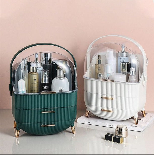 Pink Dome Dust‑Proof Organizer