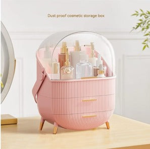 Pink Dome Dust‑Proof Organizer