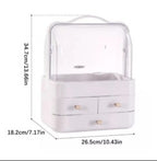 Crystal Glow Vanity Organizer