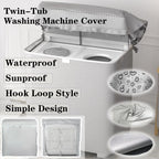 Twin Tub Washing Machine Cover